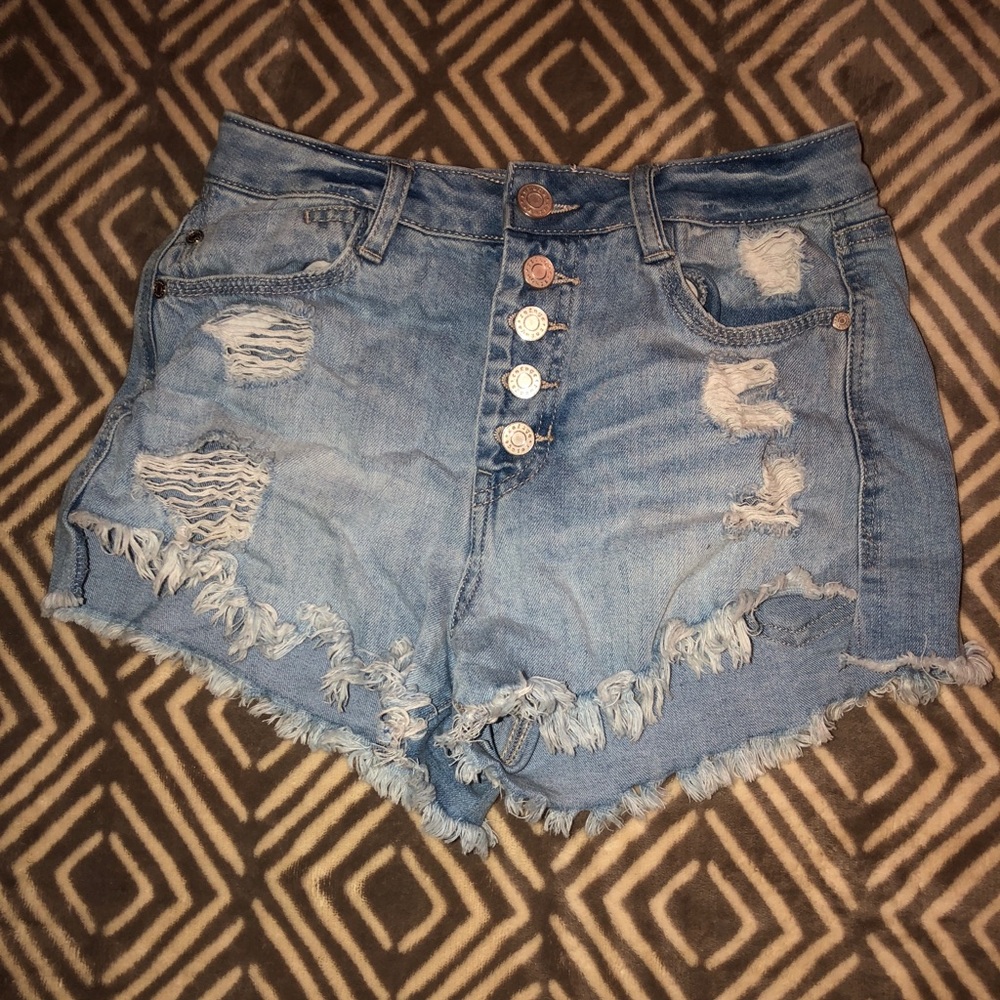 Refuge High wasted denim shorts